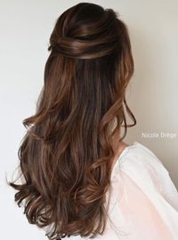 Simple Prom Half Up Half Down Hairstyle