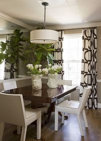 Small Dining Room meets High Style - Linda Merrill