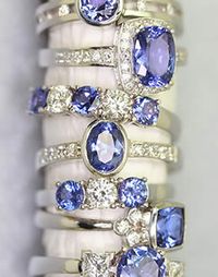 Assorted Tanzanite Rings by Aurum Design Umm, YES, I'd Like ONE OF EACH Please! <3