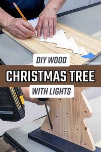 Add a touch of rustic charm to your holiday decor with this simple DIY wooden Christmas tree. Get the step-by-step plan and template now!