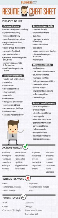 The Only Resume Cheat Sheet You Will Ever Need: Is putting your resume together…