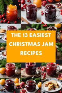 Indulge in holiday magic with our delightful Christmas Jam Recipes! This simple guide to Homemade Christmas Jam will have your kitchen filled with festive aromas. Ideal for gifting or enjoying with loved ones, it's the perfect seasonal treat!