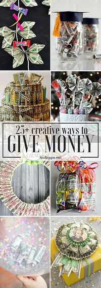 25+ Creative Ways to Give Money | NoBiggie.net