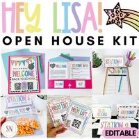 If you're looking for an inviting, organized way to set up your Open House at the start of the year, then this is the kit for you! This "Welcome Back to School" open house kit has everything you need to impress families, engage students, and set the stage for a successful academic year. From colorfu...