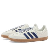 (WMNS) adidas Samba OG 'Off White Dark Blue' JI3907 - KICKS CREW