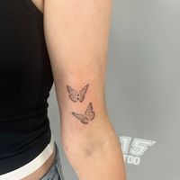 Butterfly tattoo, semi colon, neda sign, butterfly,