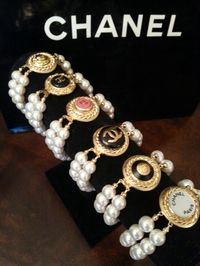 Chanel Button Bracelets ArmCandy DesignsbyZ on Postmark contact zumphlette@aol.com