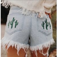 Wyoming Style High Waisted Fringed Frayed Vintages Distressed Je1/10