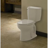 TOTO Entrada Dual-Flush Round Two-Piece Toilet (Seat Not Included) & Reviews | Wayfair