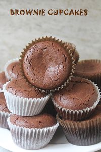 YUMMY TUMMY: Brownie Cupcakes Recipe