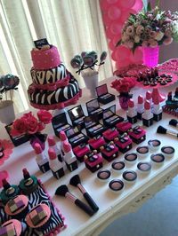 Makeup Birthday Party