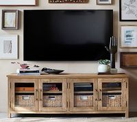 Parker 68" Reclaimed Wood Media Console #potterybarn