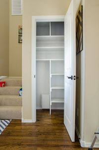 From Coat Closet to Cleaning Closet {Organizing in Style} - Polished Habitat