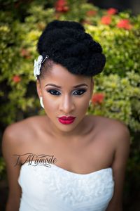 Nigerian Bridal Natural Hair and Makeup Shoot - Black Bride - BellaNaija 2015 09