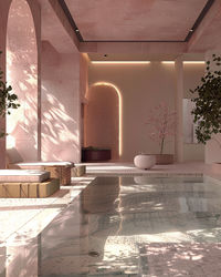 Spa design, spa interieur, spa interior design, spa day, spa time, spa lobby, hotel spa, spa inspiration, spa design inspo, luxury spa, LA spa, hotel spa design, hospitality design, wellness retreat, self care, interior designer, vision board, moodboard, inspo.