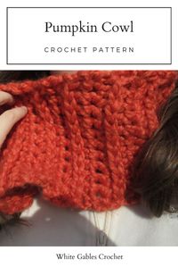 This is my crochet pattern for a cute, cosy crochet cowl on LoveCrafts. Perfect for chilly Autumn days. #crochetpattern #crochetcowl #winteraccessories #autumnaccessories #cowls #crochet #winterfashion #fallfashion #pumpkin #fallstyle