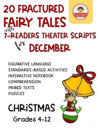 Amazon.com: 20 Fractured Fairy Tales for December – with Seven Readers Theater Scripts (Fractured Fairy Tales with Readers Theater Book 4) eBook : a Book, Two, Chapin, Theresa: Kindle Store