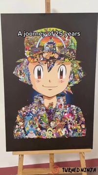 Ash Ketchum Fan Art from Pokemon by Turned Ninja. We made it to bring you the best gift on special days like Father's Day, etc. #pokemon #pokemonart #ashketchum #animedrawing #pinterest #gifts #giftidea