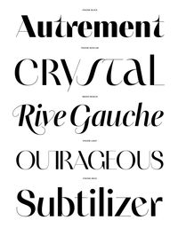 PF Marlet: Edgy, elegant & probably the ideal font of the month | Typeroom.eu