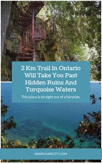 If spiral staircases, crystal blue waters, and abandoned mansions sound like your idea of an adventure, then you need to hike the Spirit Rock trail near Toronto. Located just 3 hours from Toronto, Spirit Rock spans over 87 hectares and offers incredible trails along the Niagara Escarpment. Gaze out over the clear waters of Georgian Bay while you enjoy a picnic lunch amongst the rocks and trees. Spirit Rock Conservation Area offers over 5 km of trails.