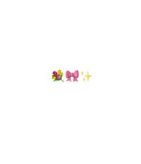 #emoji #combo #pink #girl #flowers