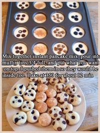 Pancake Bites - Perfect for the kids in the morning time!!! Plus, I can make them the night before so they can grab and go!