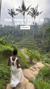 Things to do in Ubud, Bali (save me for your next trip!) Ubud is located in the uplands of Bali 🇮🇩 Known for its spiritual aura, crafts & dance. This region is filled with so much culture it was such a treat staying there for almost a week! These are just some of my favorite activities we did there 🌊 Follow for more vlogs, beauty & travel content !