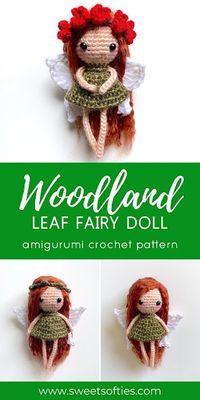 Woodland Leaf Fairy (Free Crochet Pattern) - Sweet Softies