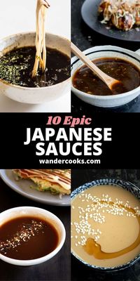 These epic homemade Japanese sauces are quick and easy to make, perfect for marinating, dipping, or slathering over your favourite Japanese recipes. Bring authentic Japanese flavour to your cooking with these delicious sauces.