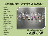 counting collections - and a freebie! - The Kindergarten Connection