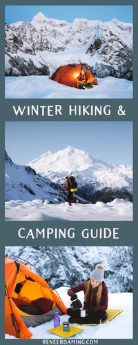 Just because it's freezing doesn't mean you can't get outside and camp! In this post I share ALL The tips and tricks for surviving a cold winter camping trip - including all my gear and how to take care of the environment.