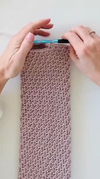 This pattern uses half double crochet. it includes a free printable PDF and video tutorial