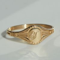 Grand Cygnet Ring, Yellow Gold - Catbird