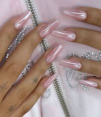 #nails #inspo #nailart #girly #pink