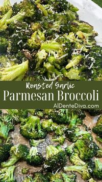 ROASTED GARLIC PARMESAN BROCCOLI