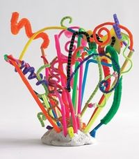 silly sculptures - could put in Dr. Seuss environment. What a cute art idea to celebrate thinking differently and Dr. Seuss's Birthday - Recommended by Charlotte's Clips