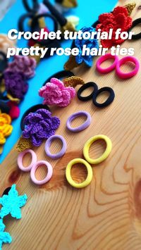 Want to add a touch of handmade elegance to your accessories? Join me in this step-by-step tutorial where we'll crochet a beautiful rose hair tie complete with delicate leaves. This quick and easy project is perfect for beginners and makes a wonderful gift or personal accessory. Gather your materials and let's dive into the world of crochet! 🌸✨ #crochetrose #BeginnerCrochet #diyhairtie #crochettutorial #crochethairclips #crochethairaccessories #crochetaddict #yarnaddict #crochetlovers #crochetlovee #yarnlove