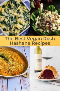 These vegan rosh hashana recipes are everything you need for your meal, from recipes incorporating the simanim to delicious vegan main dishes, and don't forget dessert! | Plant Based Rosh Hashana | Vegetarian Rosh Hashana | #yumvegan #roshhashana #veganroshhashana #plantbased #vegetarian #simanim