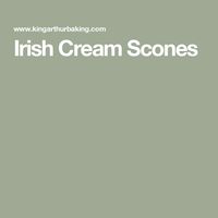 Irish Cream Scones