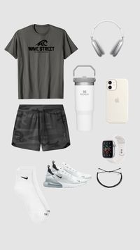 wave street shirt camo black grunge shorts nike air max maxes boys mens shuffles outfits inspo pura vida apple watch stanley iphone case