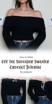 In this video tutorial, we’ll dive into the fantastic crochet world with a detailed tutorial on how to make an off the shoulder sweater by the talented yaejiyea. Whether you’re a crochet newbie or a seasoned expert, this guide is for you.