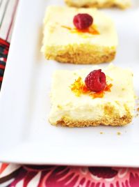 Gluten Free Citrus Cheesecake Bars