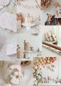 Maileg Mice Birthday Theme Inspiration Mood board