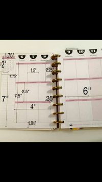 Dimensions for the happy planner