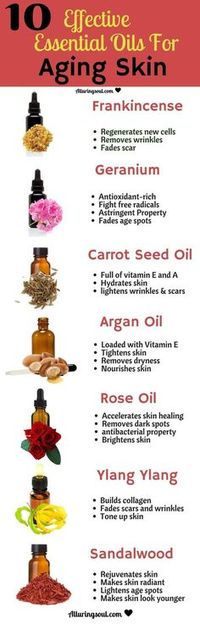 best essential oils for aging skin which help to lighten dark sots, scars, wrinkles and uneven tones. check out how it can help you.