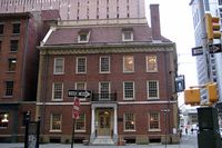 Fraunces Tavern - 54 Pearl St.  Where George Washington ended his Revolutionary campaign, they say