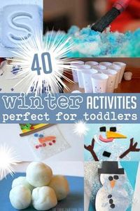 40 winter activities that are perfect for toddlers