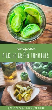 If you're looking for refrigerator pickle recipes, you'll love these refrigerator green tomato pickles. Learn how to preserve green tomatoes in this recipe for simple, homemade pickles without extensive canning. These tangy treats are crisp and perfect for every pickle lover.