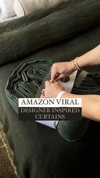 Amazon Viral - Designer Inspired Curtains - Click to Shop! For all other links, head to: https://o.bttn.io/0um0qpk2R0c #homedecor #customcurtains #amazonfinds #elegantstyle