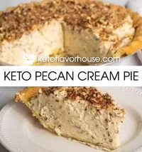 Keto Pecan Cream Pie Recipe